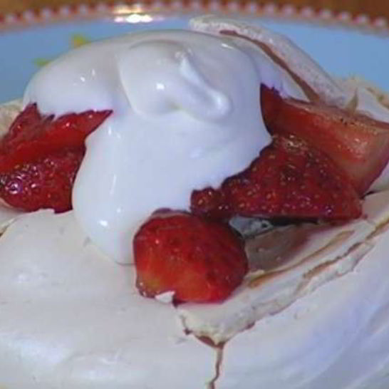 Рецепт безе с клубникой