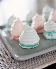 Безе с мятной карамелью