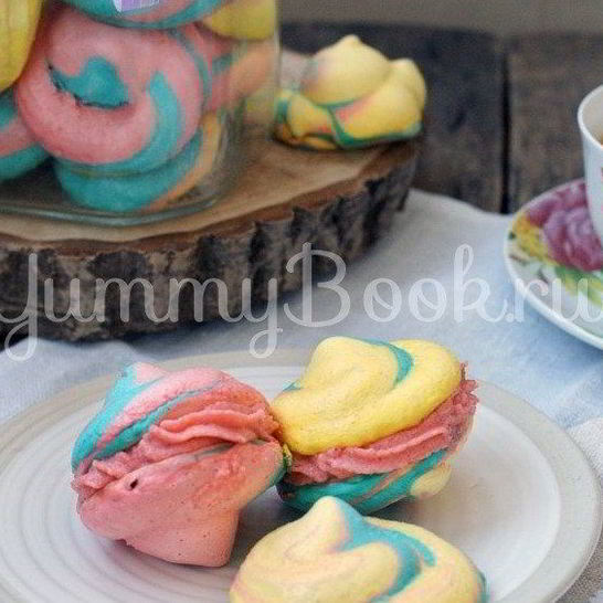 Рецепт разноцветного безе