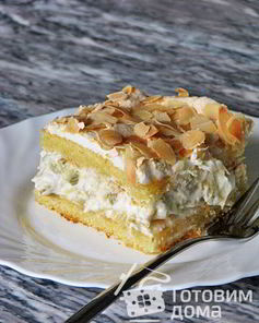 Ревенный безе-торт