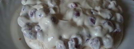 торт-безе с творожно-малиновой начинкой. Шаг 9