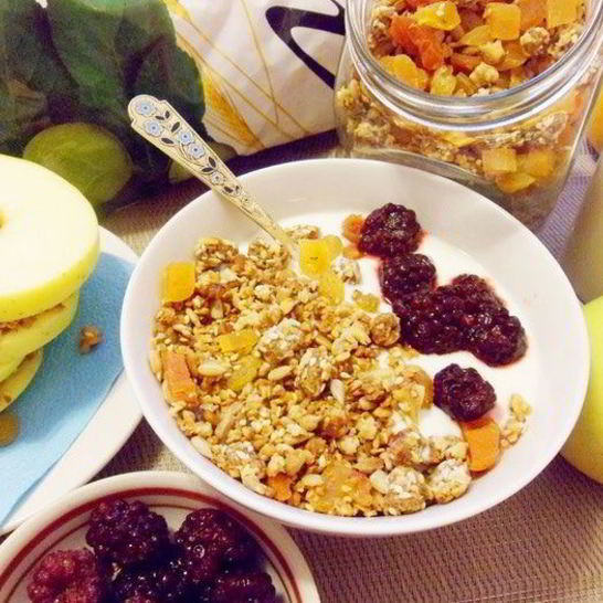 Рецепт домашней гранолы с отрубями