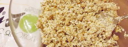 домашняя гранола с отрубями. Шаг 7