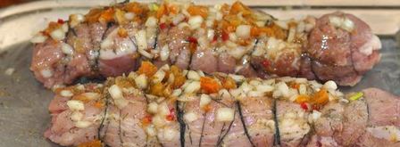 фаршированная свиная вырезка обманчивая сладость. Шаг 11