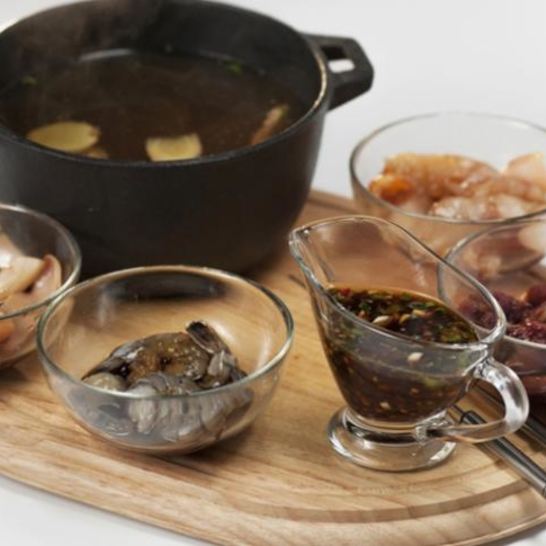 Рецепт фондю из морепродуктов