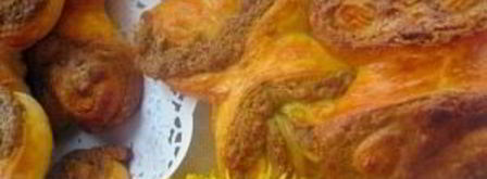 булочки облитые халвой. Шаг 13