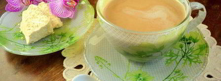 кофе с халвой. Шаг 4