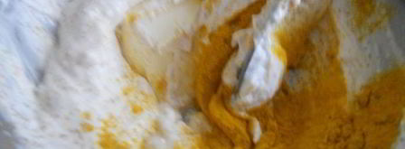 творожный рулет с халвой. Шаг 3