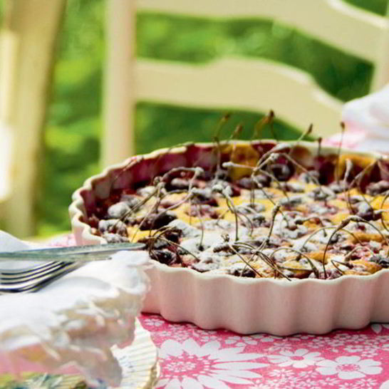 Рецепт клафути с черешней