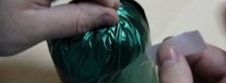 ананас из конфет. Шаг 3