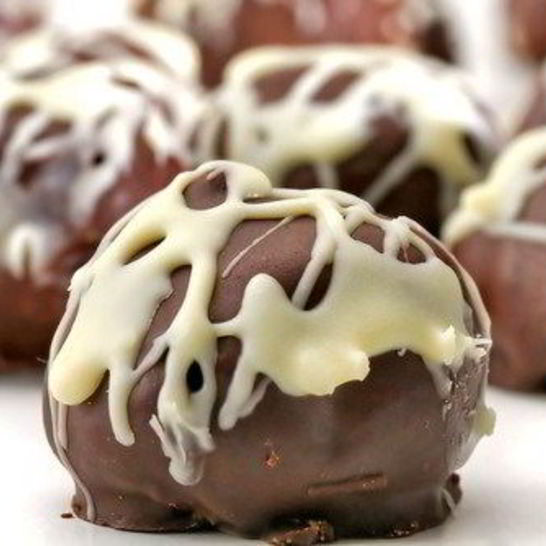 Рецепт кокосово-ореховых конфеты в темном шоколаде