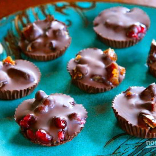 Рецепт конфет из темного шоколада