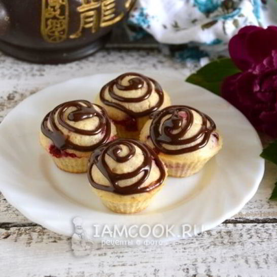 Рецепт маффинов конфетки с брусникой