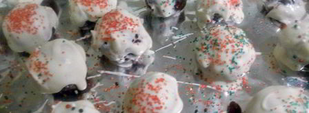 рождественские конфеты красный бархат. Шаг 13