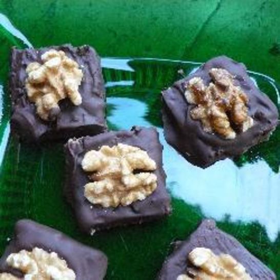Рецепт шоколадных конфет с марципаном
