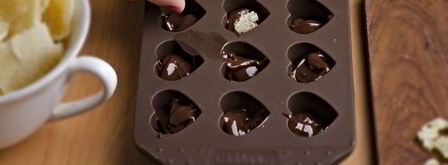 шоколадные конфеты с начинкой из имбирных цукатов. Шаг 7