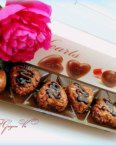 Шоколадные конфеты с овсяными хлопьями