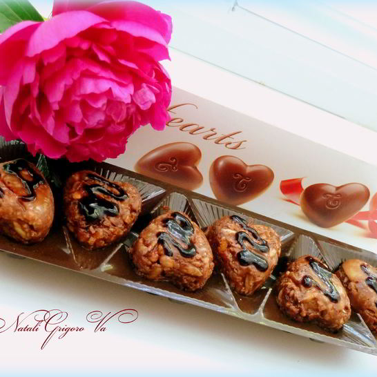 Рецепт шоколадных конфет с овсяными хлопьями