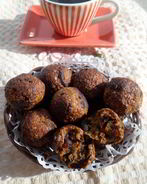 Запеченные шарики-конфеты