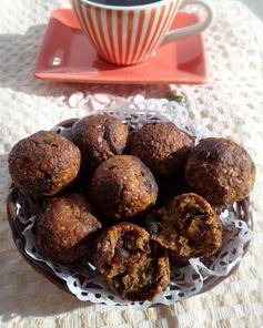 Запеченные шарики-конфеты