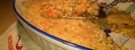 крамбл с хурмой. Шаг 9