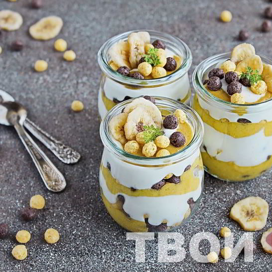 Рецепт бананового крема