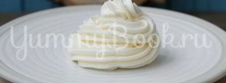 белковый заварной масляный крем. Шаг 6