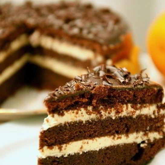 Рецепт бисквита с творожным кремом