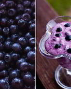 Черничный крем