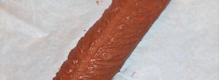 имбирный рулет с кремом и цукатами. Шаг 12