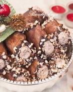 Канноли с каштановым кремом