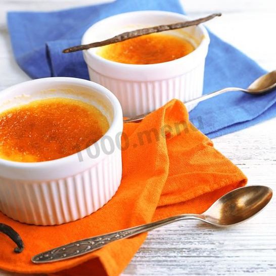 Рецепт каталонского классического крема с карамелизированной корочкой