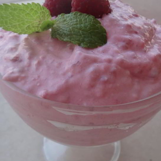 Рецепт малинового крема