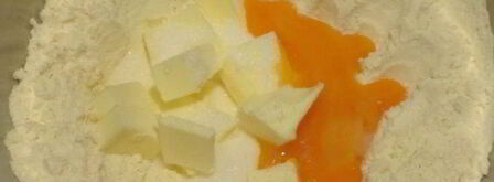 мини-бриоши с творожно-черничным кремом. Шаг 3