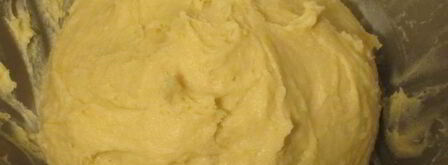 мини-бриоши с творожно-черничным кремом. Шаг 4