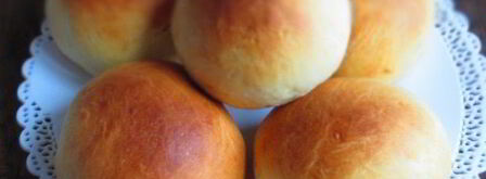 мини-бриоши с творожно-черничным кремом. Шаг 6