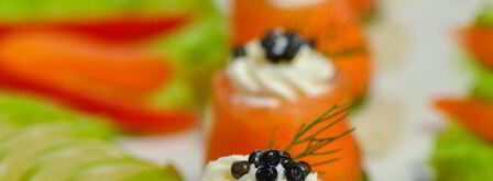 рулетики из семги с крем-сыром. Шаг 6