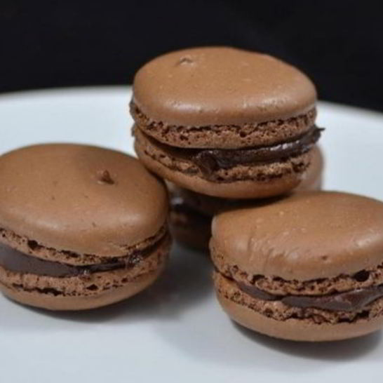 Рецепт шоколадных макарун с шоколадным кремом