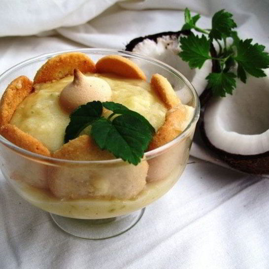 Рецепт лаймова-кокосового пудинг беллиссимо