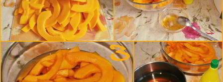 тыквенные дольки с мармеладом. Шаг 3