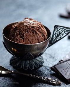 Домашнее шоколадное мороженое