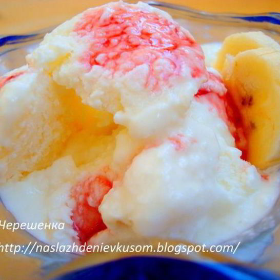 Рецепт дынно-бананового мороженое