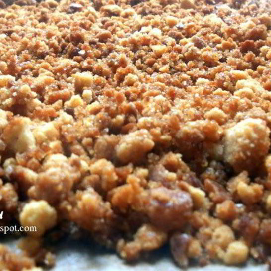 Рецепт хрустящей пряничной крошки для мороженого