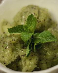 Мороженое из киви