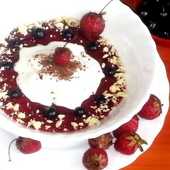 Рецепт мороженого в ягодном раю