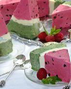 Торт-мороженое Арбуз