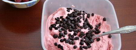 торт-мороженое арбуз. Шаг 13