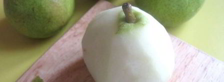 ванильное мороженое и груша-пашот сладкая парочка. Шаг 12