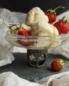 Зефирно-кокосовое мороженое