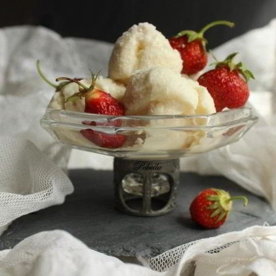 Рецепт зефирно-кокосового мороженого